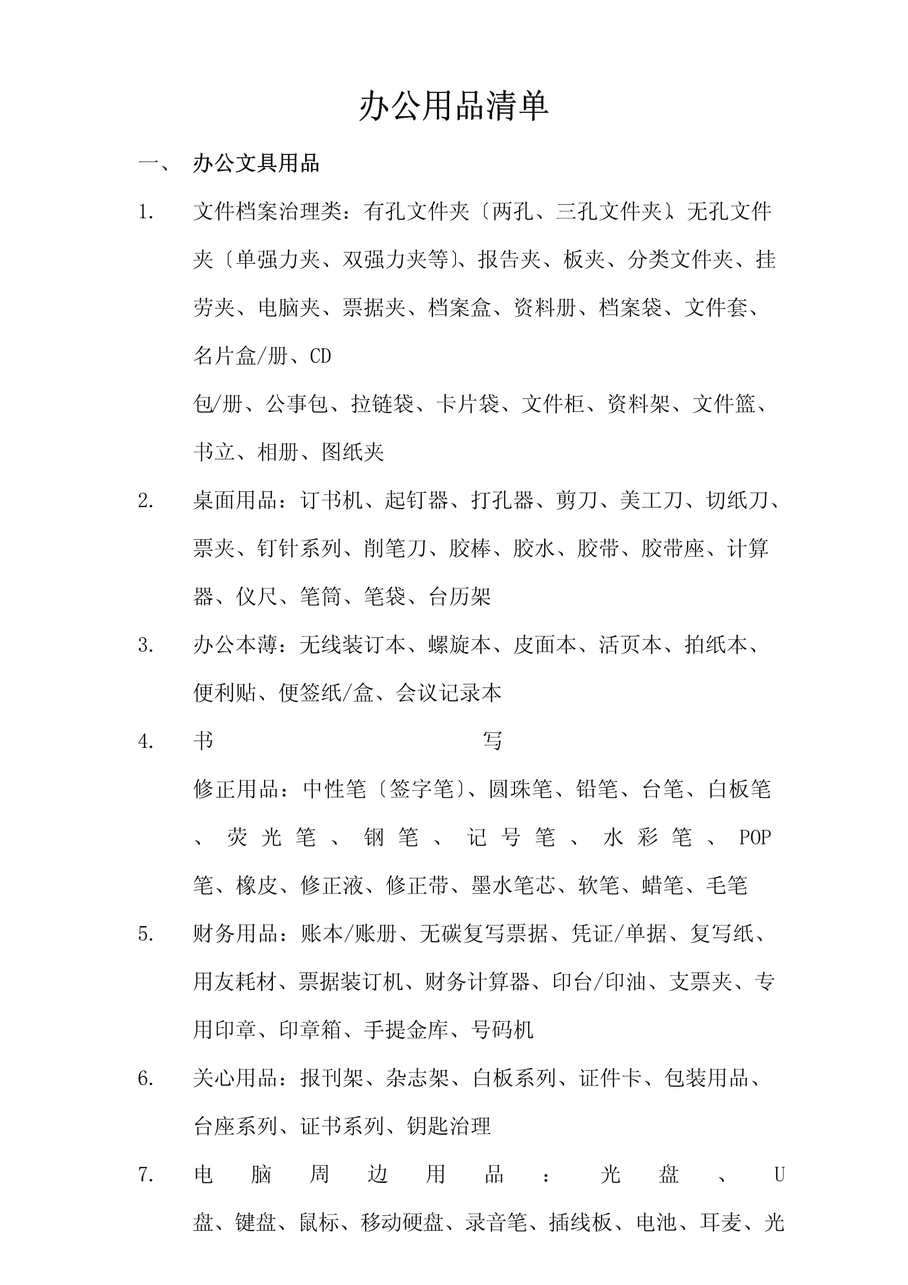 辦公用品清單 打造高效工作空間的必備指南